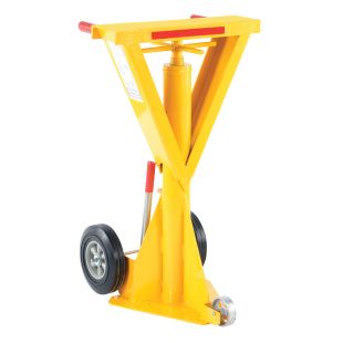 Vestil SP-TOP-BEAM Spin Top Beam Style Trailer Stabilizing Jack with 40" to 51" Height Range and 100,000 lbs Static Capacity