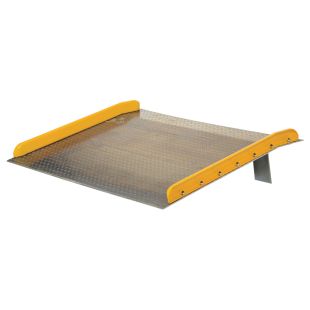 Vestil Aluminum Truck Dockboards with Steel Safety Curbs - 10,000 lbs Capacity