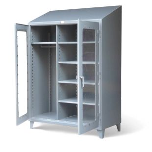 Strong Hold Wardrobe Cabinets with See-Thru Doors