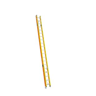 Werner T6240-2GS GLIDESAFE™ 40' Tri-Rung Fiberglass Extension Ladder - 300 lbs Rated