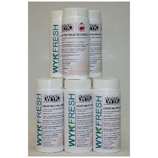 WYK 2601C-WYK 7.5 lbs Wyk Fresh Cherry Scented Odor Absorbing Sorbent - 12 Shaker Jars
