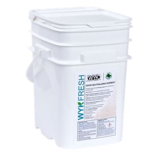 WYK 2602W-WYK 20 lbs Wyk Fresh Wintergreen Scented Odor Absorbing Sorbent - 5.3 Gallon Flip Top Pail