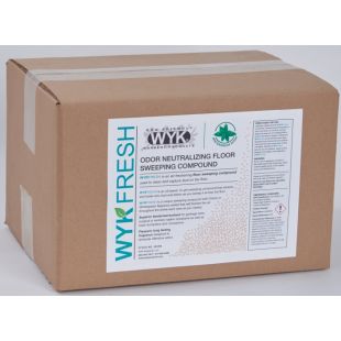 WYK 2603W-WYK 30 lbs Wyk Fresh Wintergreen Scented Odor Absorbing Sorbent - Corrugated Box with Liner