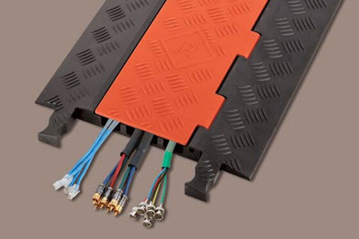 a photo of a low profile cable protector by Checkers