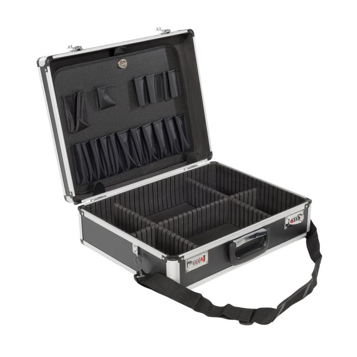 Vestil CASE-1814-CL-BK Aluminum Storage Case with Combination Lock Vestil CASE-1814-CL-BK Aluminum Storage Case with Combination Lock