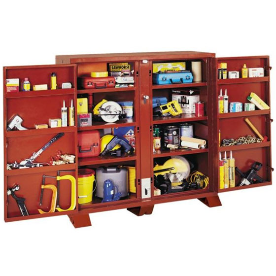 Jobox 1-694990 24" Deep Heavy-Duty Two Door Cabinet Jobox 1-694990 24" Deep Heavy-Duty Two Door Cabinet